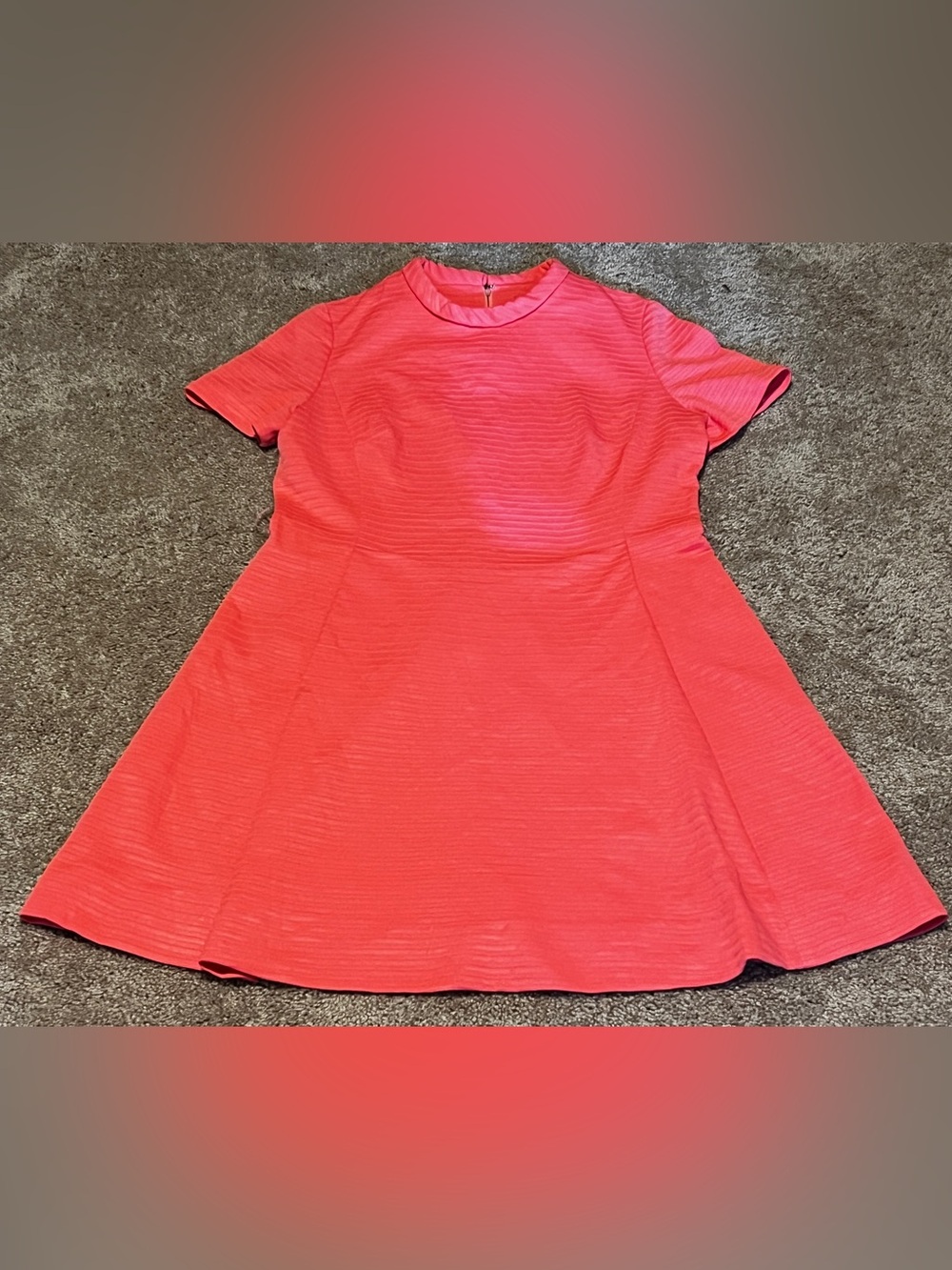 True Vintage Barbie Pink 60’s Era Mod Fit & Flare Dress, Women’s Large
